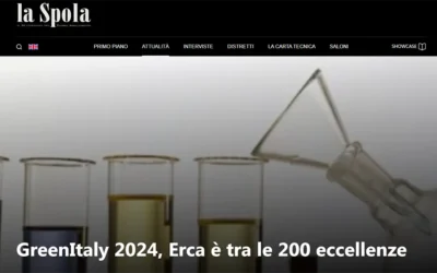 GreenItaly 2024, Erca è tra le 200 eccellenze
